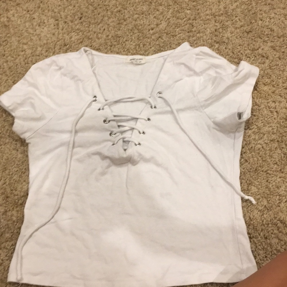 A white top